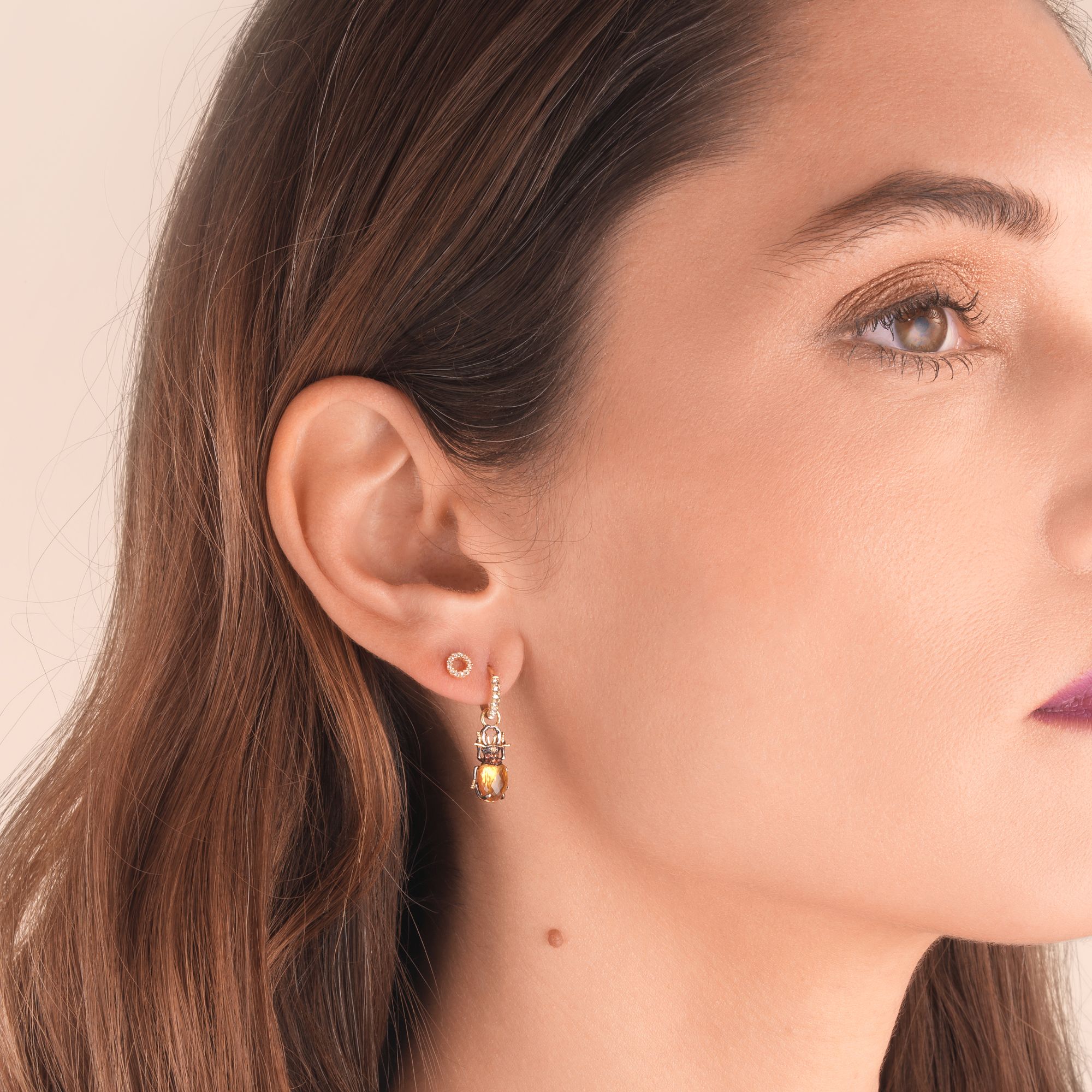 Beetle Earring Drops